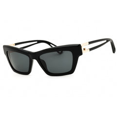 Furla Women's Sunglasses - Black Acetate Full Rim Cat Eye Shape Frame | SFU465 0700