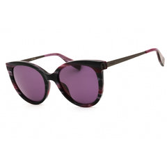 Furla Women's Sunglasses - Purple Acetate/Metal Full Rim Cat Eye Frame | SFU508 091A