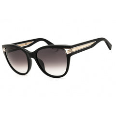 Furla Women's Sunglasses - Glossy Black Acetate Full Rim Cat Eye Frame | SFU593V 0700