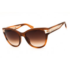 Furla Women's Sunglasses - Brown Acetate Full Rim Cat Eye Shape Frame | SFU593V 09N3