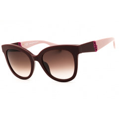 Furla Women's Sunglasses - Red Acetate Full Rim Cat Eye Shape Frame | SFU595 03G6