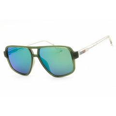 GAP Unisex Sunglasses - Rectangular Shape Green Acetate Full Rim Frame | SGP202 0GRN