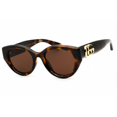 Gucci Women's Sunglasses - Cat Eye Shape Brown Havana Full Rim Frame | GG1976SK 003