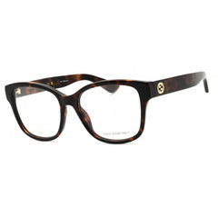 Gucci Women's Eyeglasses - Havana Injected Propionate Cat Eye Full Rim | GG1340O 002