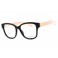 Gucci Women's Eyeglasses - Black/Nude Injected Propionate Cat Eye Frame | GG1340O 007