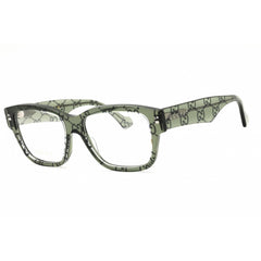 Gucci Men's Eyeglasses - Green Acetate Cat Eye Shape Full Rim Frame | GG1428O 012