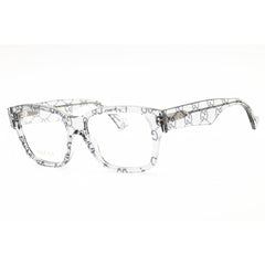 Gucci Men's Eyeglasses - Grey Acetate Cat Eye Full Rim Frame Clear Lens | GG1428O 011