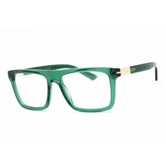Gucci Men's Eyeglasses - Green Acetate Square Full Rim Frame Clear Lens | GG1504O 007