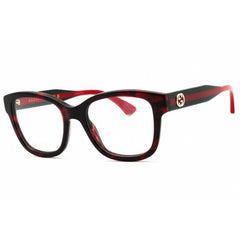Gucci Women's Eyeglasses - Havana Green Acetate Cat Eye Full Rim Frame | GG1863O 003