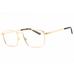 Gucci Men's Eyeglasses - Gold Metal Square Full Rim Frame Clear Lens | GG1882O 002