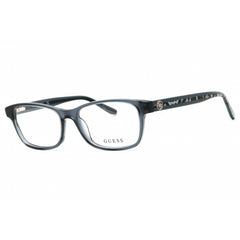 Guess Women's Eyeglasses - Rectangular Shape Shiny Blue Acetate Frame | GU2874 090