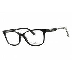 Guess Women's Eyeglasses - Rectangular Shape Shiny Black Acetate Frame | GU2943 001