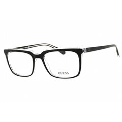 Guess Men's Eyeglasses - Rectangular Shape Black Acetate Full Rim Frame | GU50063 005