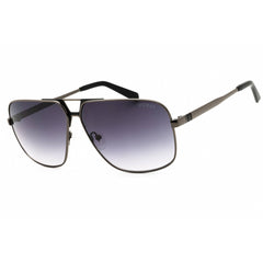 Guess Men's Sunglasses - Shiny Gunmetal Metal Navigator Full Rim Frame | GU00070 08B