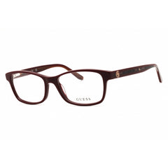 Guess Women's Eyeglasses - Shiny Bordeaux Acetate Cat Eye Full Rim Frame | GU2874 069