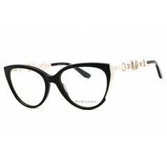 Guess by Marciano Women's Eyeglasses - Shiny Black Acetate Cat Eye Frame | GM50006 001