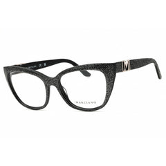 Guess by Marciano Women's Eyeglasses - Shiny Black Acetate Cat Eye Frame | GM50008 001