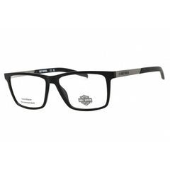Harley Davidson Men's Eyeglasses - Shiny Black Rectangular Full Rim | HD00013 001