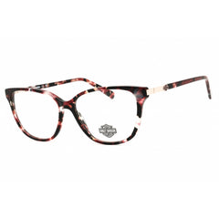 Harley Davidson Women's Eyeglasses - Bordeaux/Other Acetate Cat Eye Frame | HD0577 071