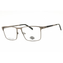 Harley Davidson Men's Eyeglasses - Matte Gunmetal Titanium Square Frame | HD50073 009