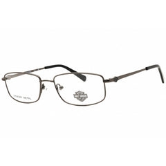 Harley Davidson Women's Eyeglasses - Matte Gunmetal Metal Rectangular | HD0760 009