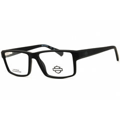 Harley Davidson Men's Eyeglasses - Matte Black Square Full Rim Frame | HD0982 002