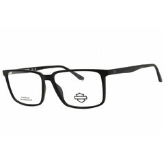 Harley Davidson Men's Eyeglasses - Matte Black Square Full Rim Frame | HD50021 002