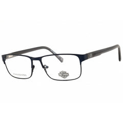 Harley Davidson Men's Eyeglasses - Matte Blue Acetate Rectangular Frame | HD50062 091