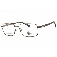 Harley Davidson Men's Eyeglasses - Matte Gunmetal Metal Rectangular | HD50100 009
