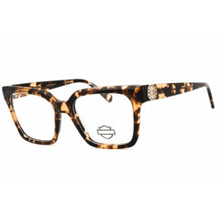 Harley Davidson Women's Eyeglasses - Blonde Havana Acetate Square Frame | HD50107 053
