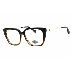 Harley Davidson Women's Eyeglasses - Black/Other Acetate Cat Eye Frame | HD50119 005