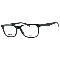 Hugo Boss Men's Eyeglasses - Rectangular Shape Black Plastic Frame | BOSS 1581 807 00