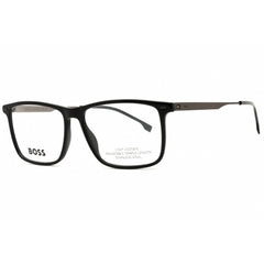 Hugo Boss Men's Eyeglasses - Black Dark Ruthenium Acetate Square | BOSS 1642 0ANS 00