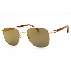 Hugo Boss Men's Sunglasses - Gold Brown Horn Metal Pilot Frame | BOSS 1723/S 0T5U JO