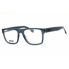 Hugo Boss Men's Eyeglasses - Blue Plastic Square Full Rim Frame | BOSS 1652 0PJP 00