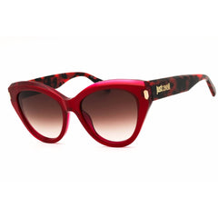 Just Cavalli Women's Sunglasses - Red Fuschia Acetate Full Rim Frame | SJC033 09RV