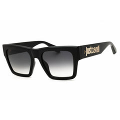 Just Cavalli Unisex Sunglasses - Rectangular Shape Black Full Rim Frame | SJC038 0Z42
