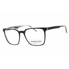 Kenneth Cole New York Men's Eyeglasses - Black/Crystal Square Full Rim | KC50012 003
