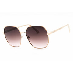Kenneth Cole Reaction Women's Sunglasses - Shiny Rose Gold Metal Frame | KC3000 28T