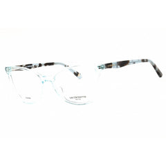 Liz Claiborne Women's Eyeglasses - Turquoise Crystal Acetate Cat Eye | L 474 02Z2 00