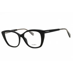 Max & Co Women's Eyeglasses - Cat Eye Shape Shiny Black Acetate Frame | MO5016 001