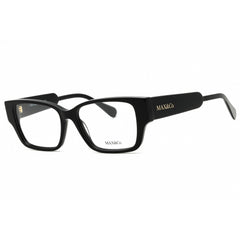 Max & Co Women's Eyeglasses - Rectangular Shiny Black Acetate Frame | MO5095 001