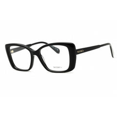 Max & Co Women's Eyeglasses - Rectangular Shiny Black Acetate Frame | MO5132 001