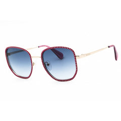 Max & Co Women's Sunglasses - Shiny Fuxia Metal Geometric Full Rim Frame | MO0091 75W