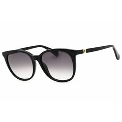 Max Mara Women's Sunglasses - Shiny Black Acetate Square Full Rim Frame | MM0022 01B