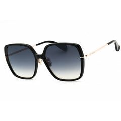 Max Mara Women's Sunglasses - Shiny Black Acetate Butterfly Full Rim | MM0112-K 01B