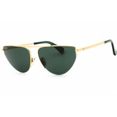 Max Mara Women's Sunglasses - Shiny Deep Gold Metal Cat Eye Full Rim | MM0122 30N