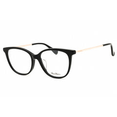 Max Mara Women's Eyeglasses - Shiny Black Acetate Cat Eye Full Rim | MM5008-F 001