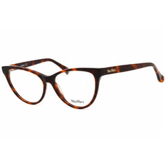 Max Mara Women's Eyeglasses - Dark Havana Acetate Cat Eye Full Rim Frame | MM5011 052