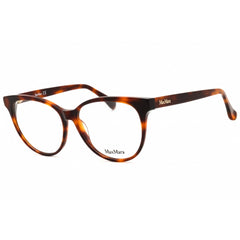 Max Mara Women's Eyeglasses - Dark Havana Acetate Cat Eye Full Rim Frame | MM5012 052